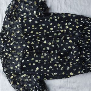 EYESHADOW daisy black lacy heart top, XL